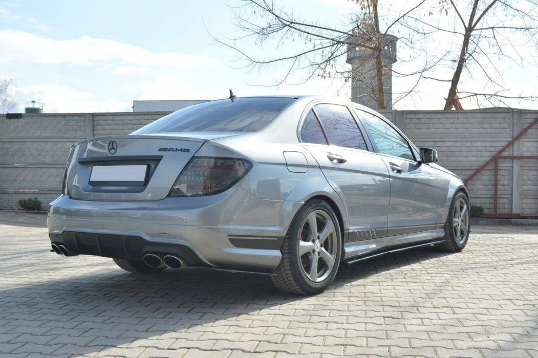 Maxton Design REAR SIDE SPLITTERS Mercedes-Benz C Sedan / Estate AMG-Line W204 / S204