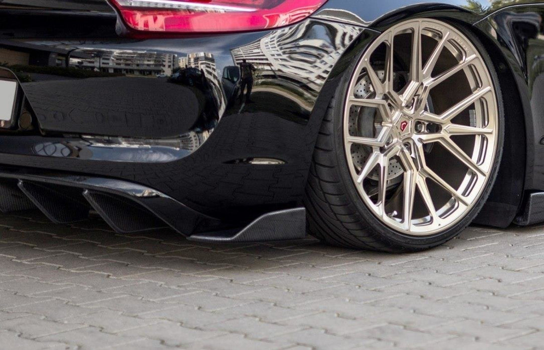 Maxton Design REAR SIDE SPLITTERS Porsche Cayman Mk2 981C