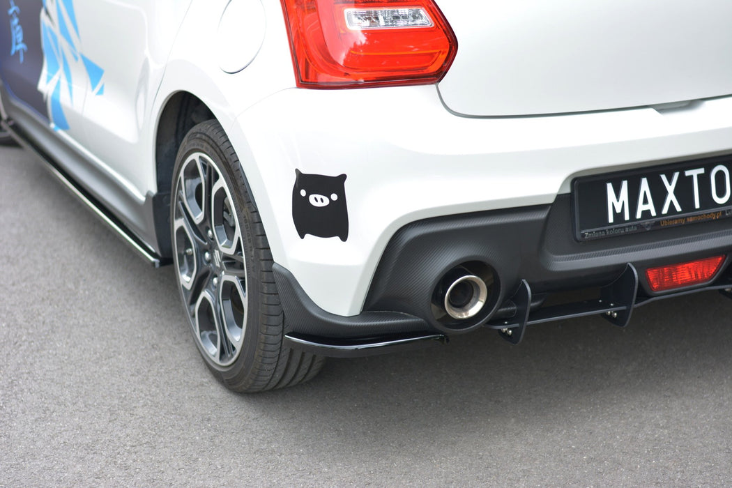 Maxton Design REAR SIDE SPLITTERS SUZUKI SWIFT 6 SPORT