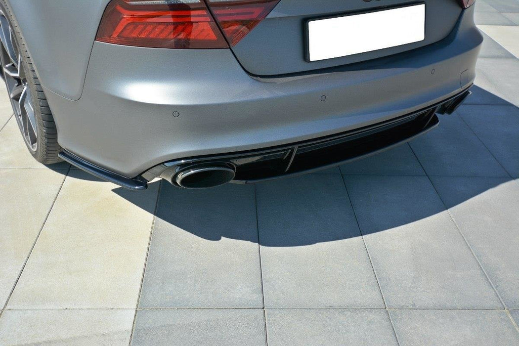 Maxton Design REAR SIDE SPLITTERS V.1 Audi RS7 C7