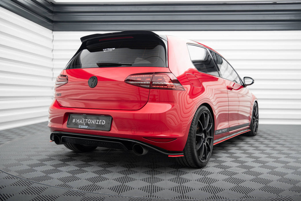 Maxton Design REAR SIDE SPLITTERS VW GOLF Mk7 GTI CLUBSPORT