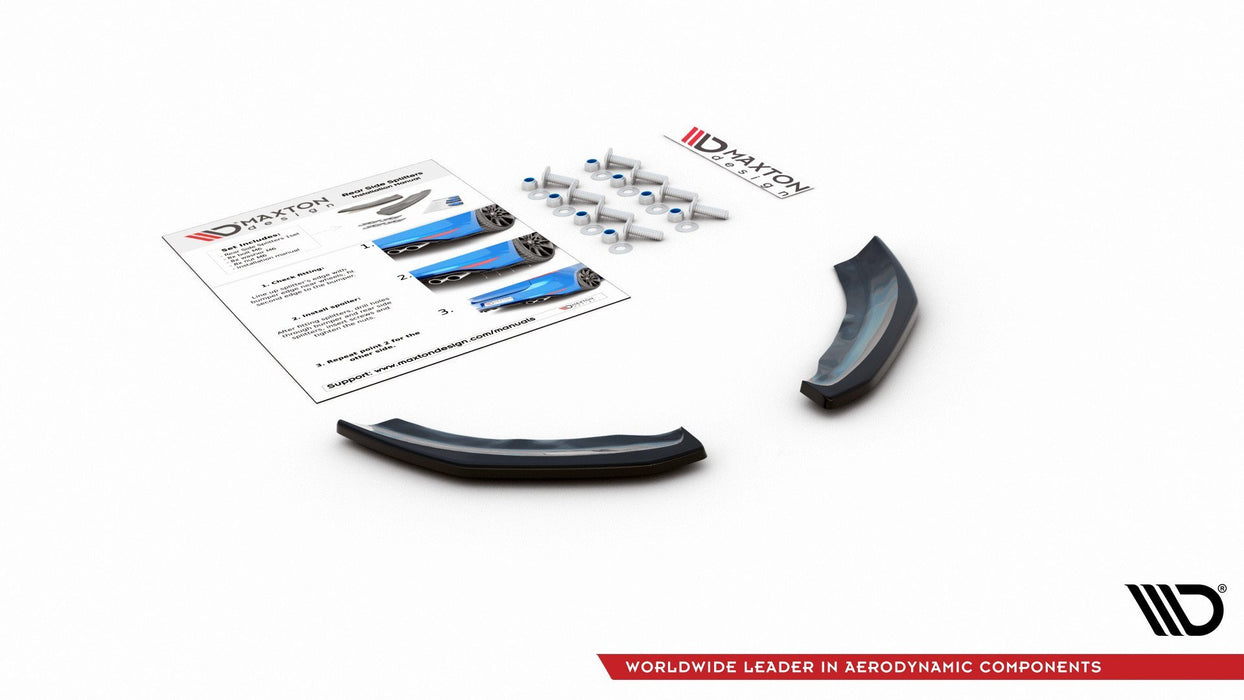 Maxton Design REAR SIDE SPLITTERS Volkswagen Polo GTI Mk6