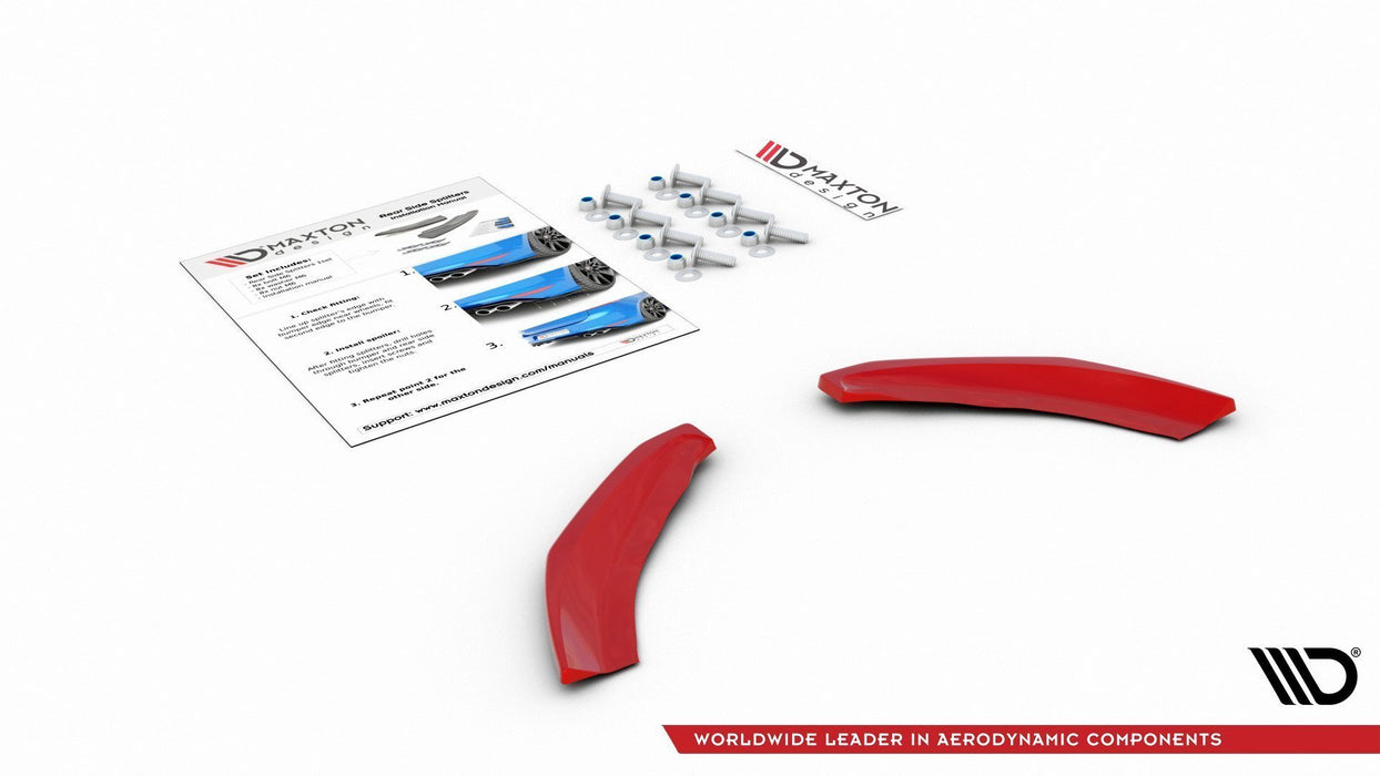 Maxton Design REAR SIDE SPLITTERS Volkswagen Polo GTI Mk6