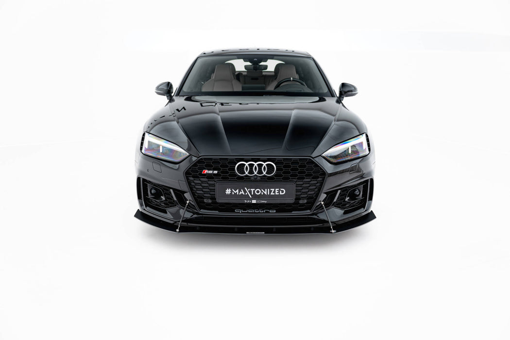Maxton Design Racing Front Splitter V.1 Audi RS5  Coupe / Sportback F5