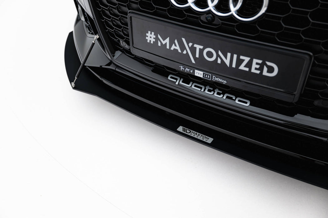 Maxton Design Racing Front Splitter V.1 Audi RS5  Coupe / Sportback F5