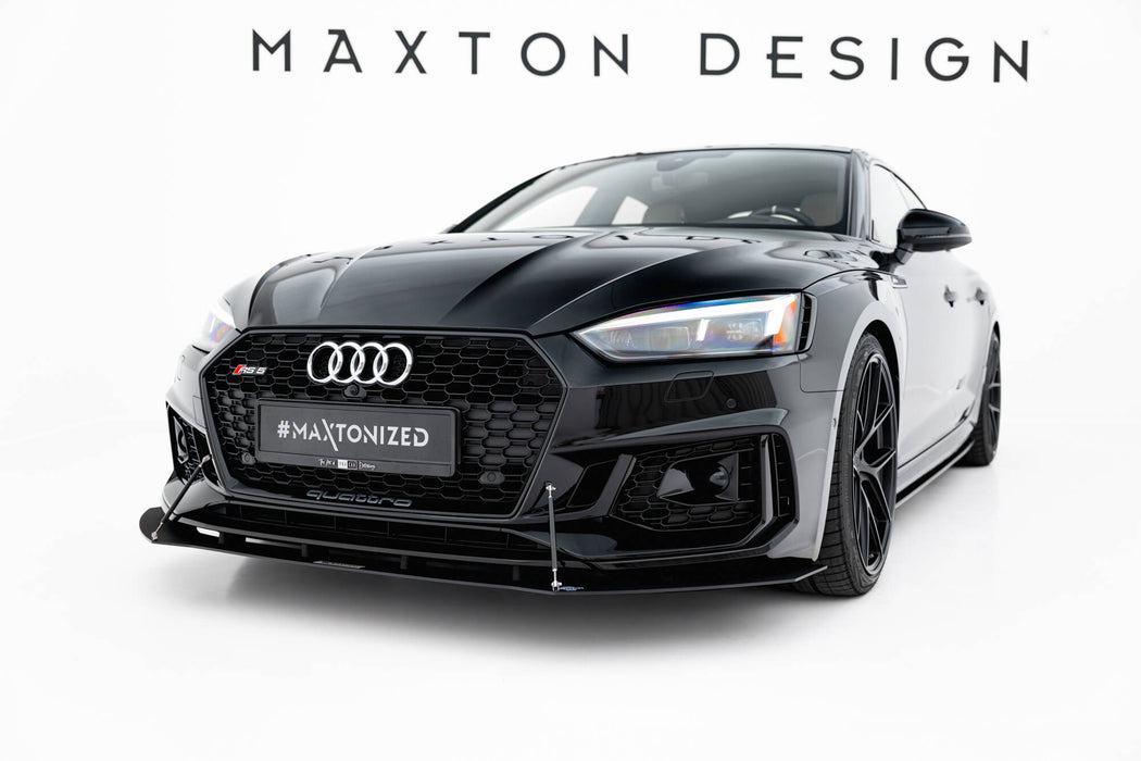 Maxton Design Racing Front Splitter V.1 Audi RS5  Coupe / Sportback F5