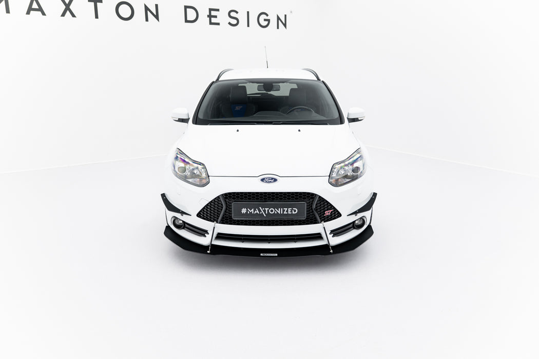 Maxton Design Racing Front Splitter V.1 Ford Focus ST Mk3