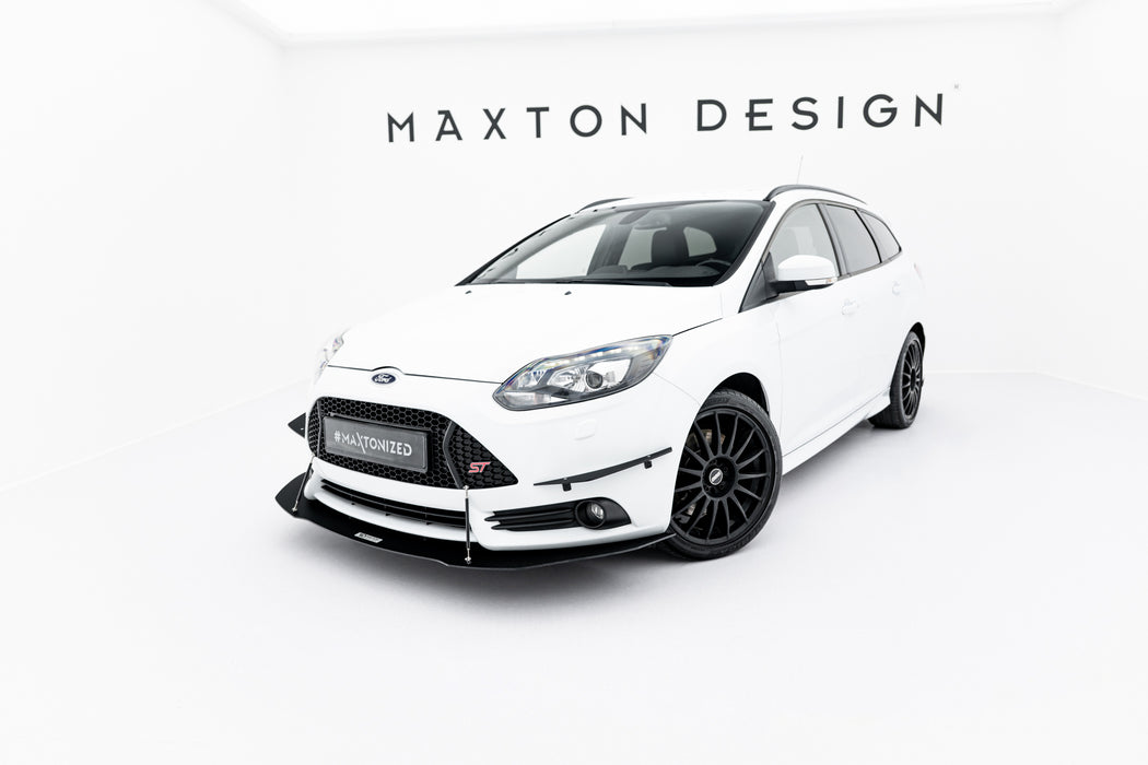 Maxton Design Racing Front Splitter V.1 Ford Focus ST Mk3