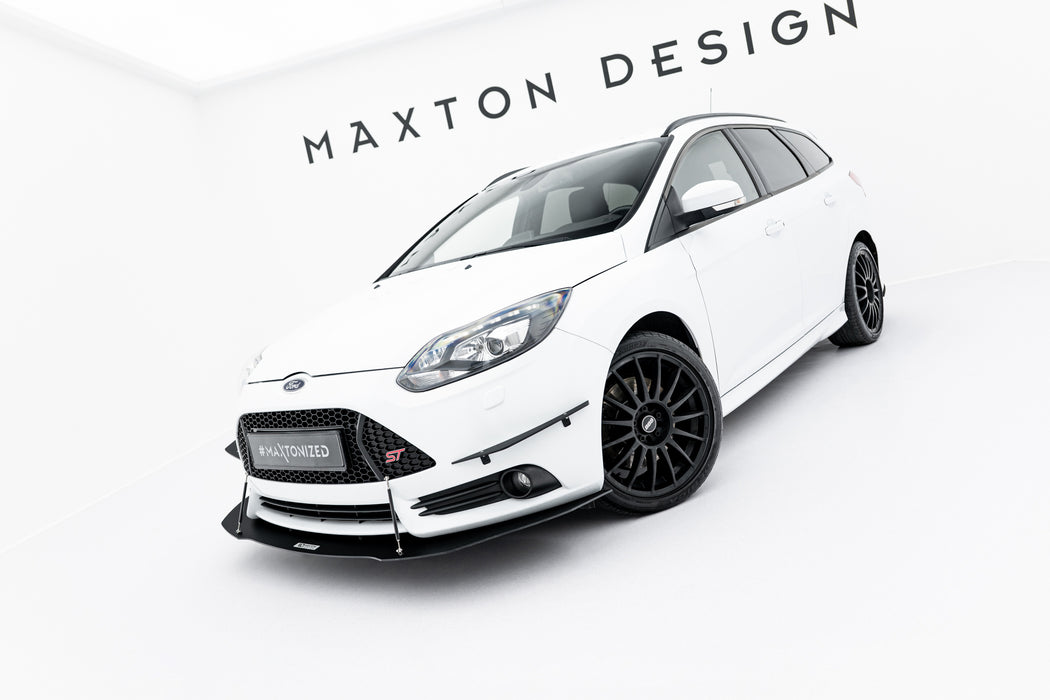 Maxton Design Racing Front Splitter V.1 Ford Focus ST Mk3