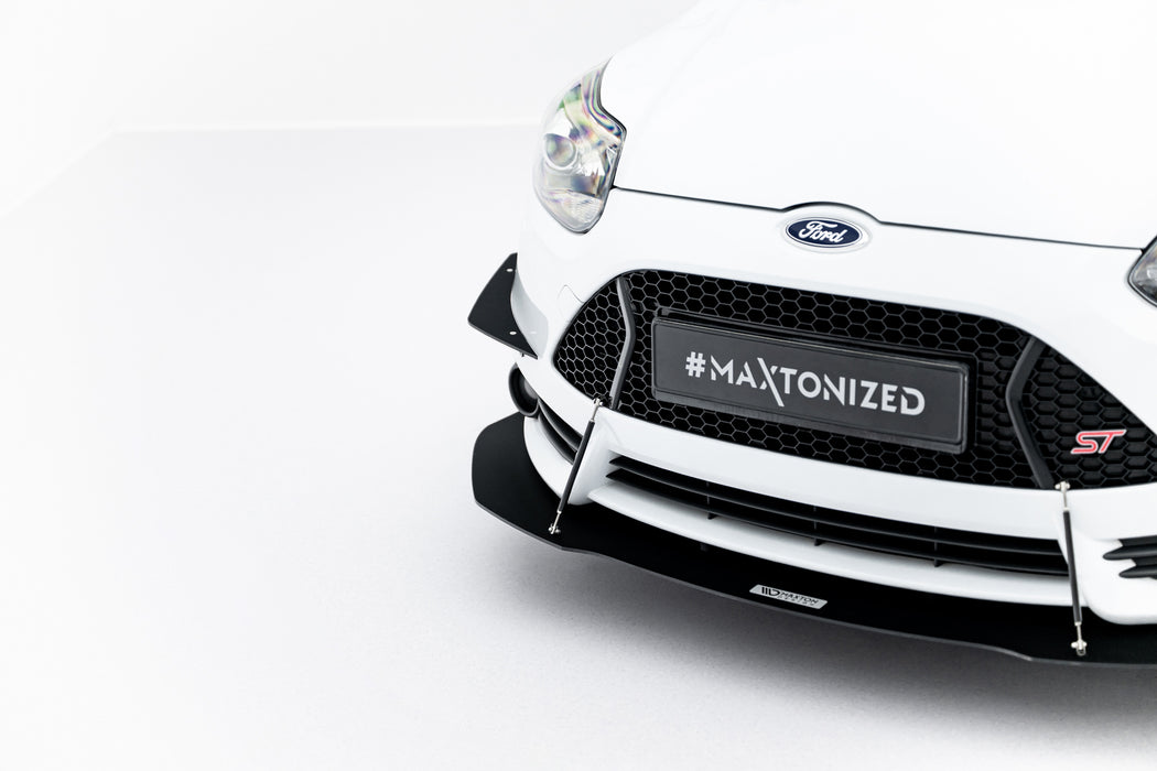 Maxton Design Racing Front Splitter V.1 Ford Focus ST Mk3