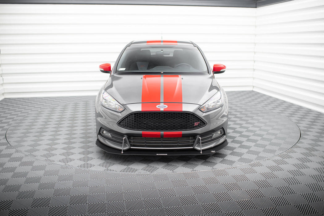 Maxton Design Racing Front Splitter V.1 Ford Focus ST Mk3 FL