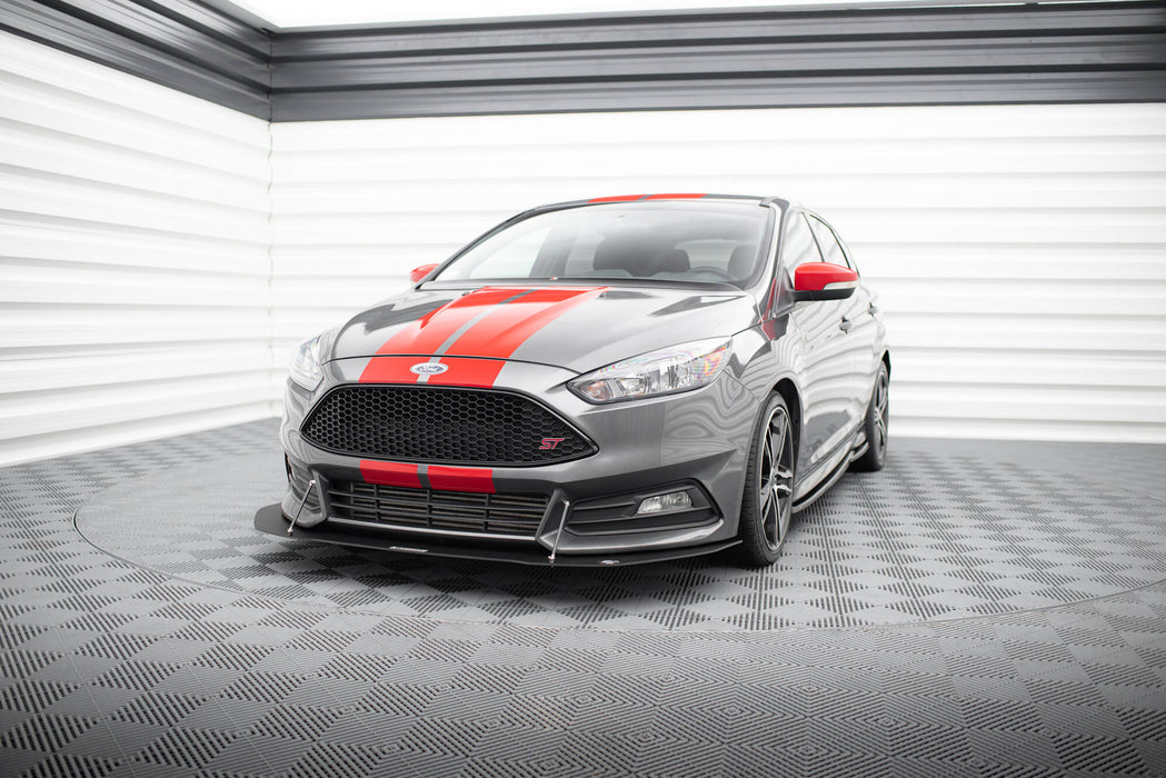 Maxton Design Racing Front Splitter V.1 Ford Focus ST Mk3 FL