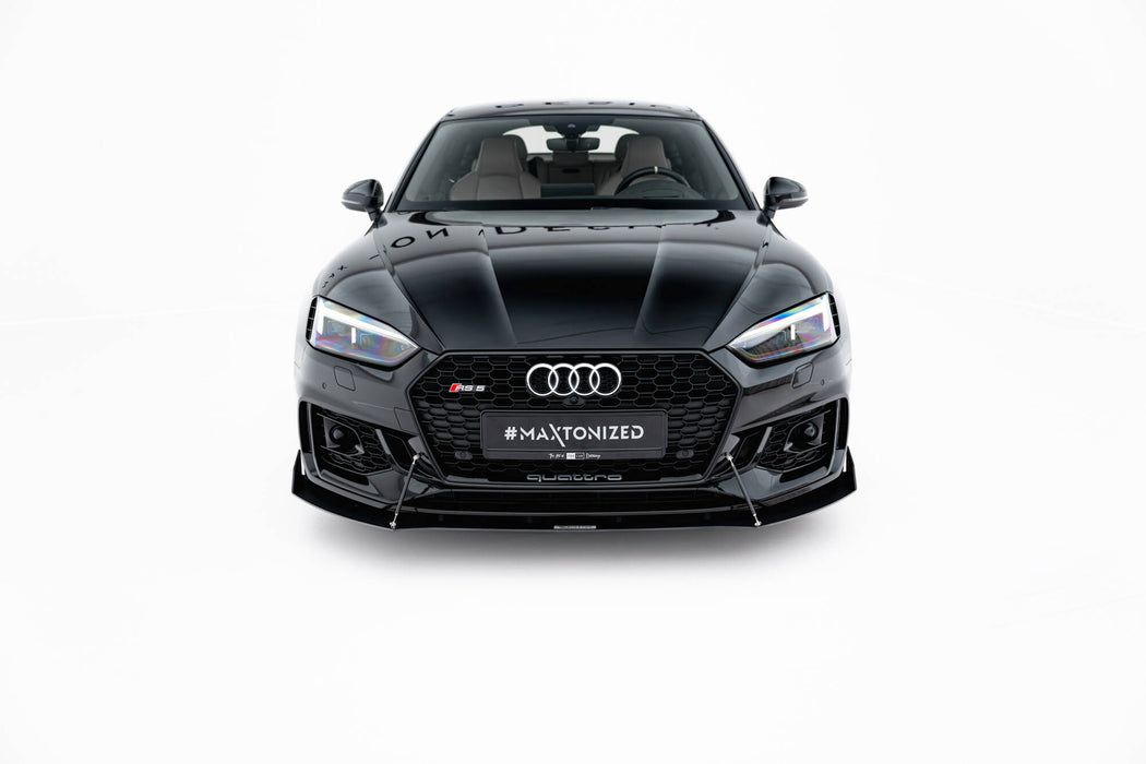 Maxton Design Racing Front Splitter V.2 Audi RS5  Coupe / Sportback F5