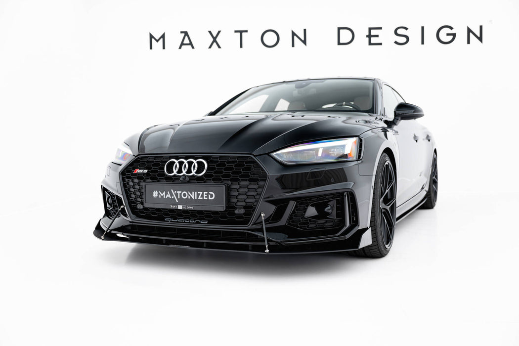 Maxton Design Racing Front Splitter V.2 Audi RS5  Coupe / Sportback F5