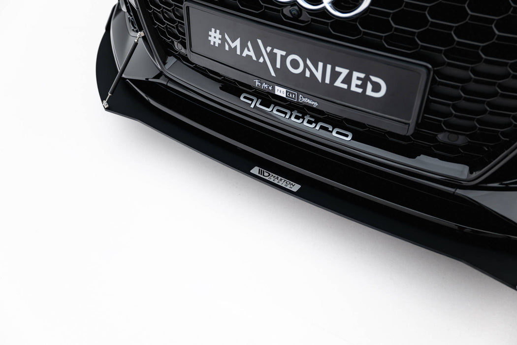 Maxton Design Racing Front Splitter V.2 Audi RS5  Coupe / Sportback F5
