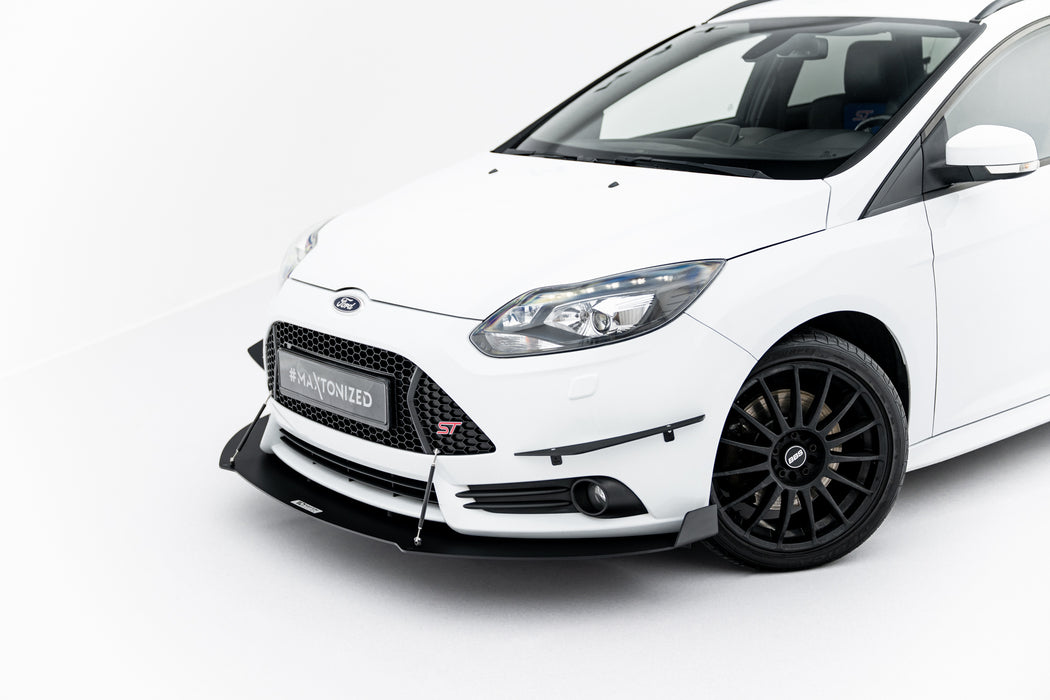 Maxton Design Racing Front Splitter V.2 Ford Focus ST Mk3