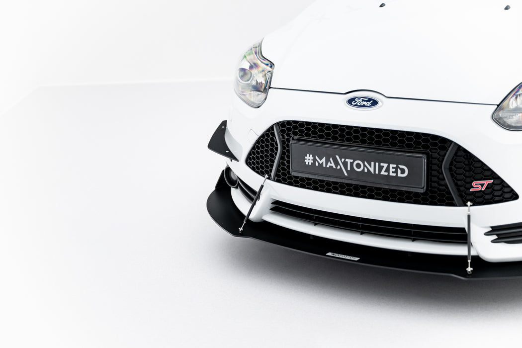 Maxton Design Racing Front Splitter V.2 Ford Focus ST Mk3