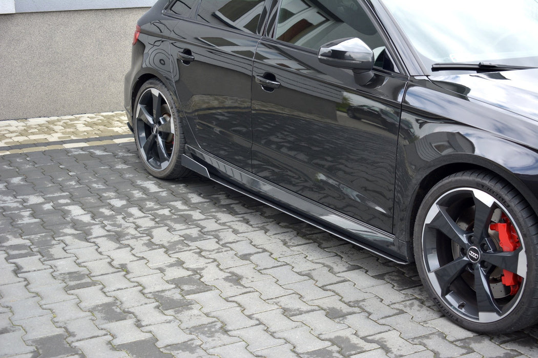 Maxton Design Racing Side Skirts Diffusers V.2 AUDI Audi RS3 8V FL Sportback