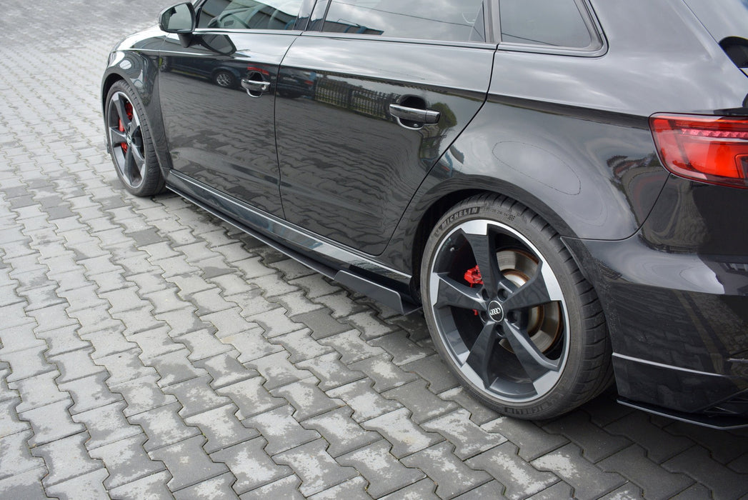 Maxton Design Racing Side Skirts Diffusers V.2 AUDI Audi RS3 8V FL Sportback