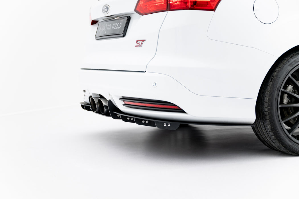 Maxton Design Rear Diffuser Ford Focus ST Mk3 Estate