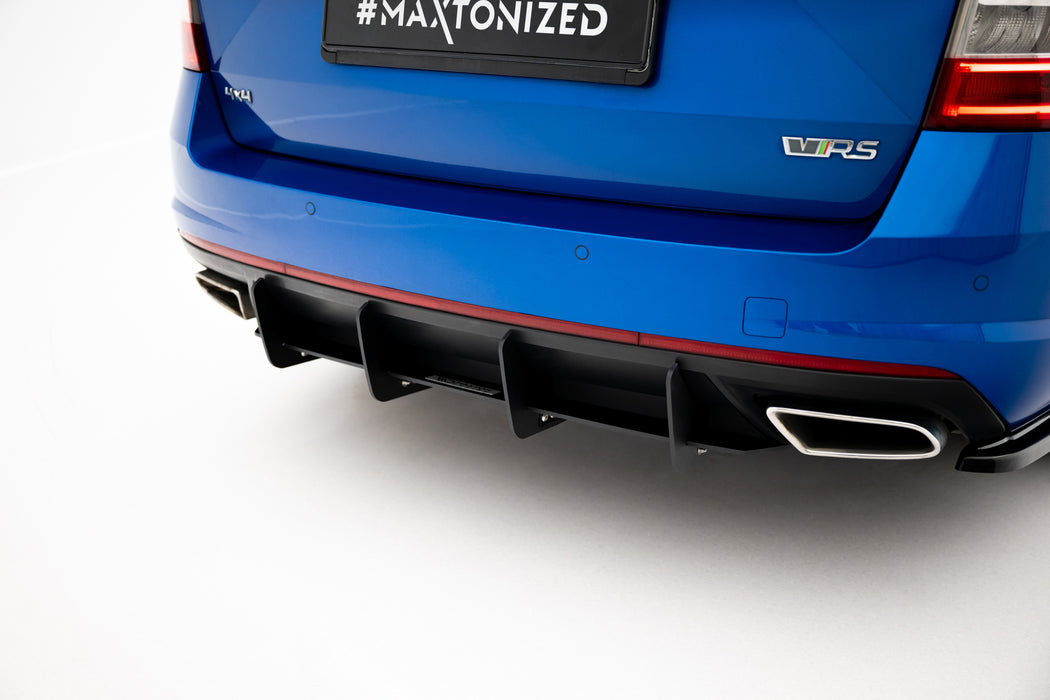 Maxton Design Rear Diffuser Skoda Octavia RS Mk3 / Mk3 FL Hatchback / Estate