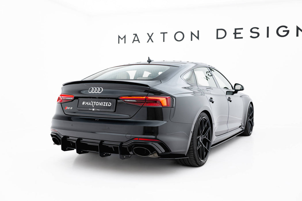 Maxton Design Rear Diffuser V.2 Audi RS5  Coupe / Sportback F5