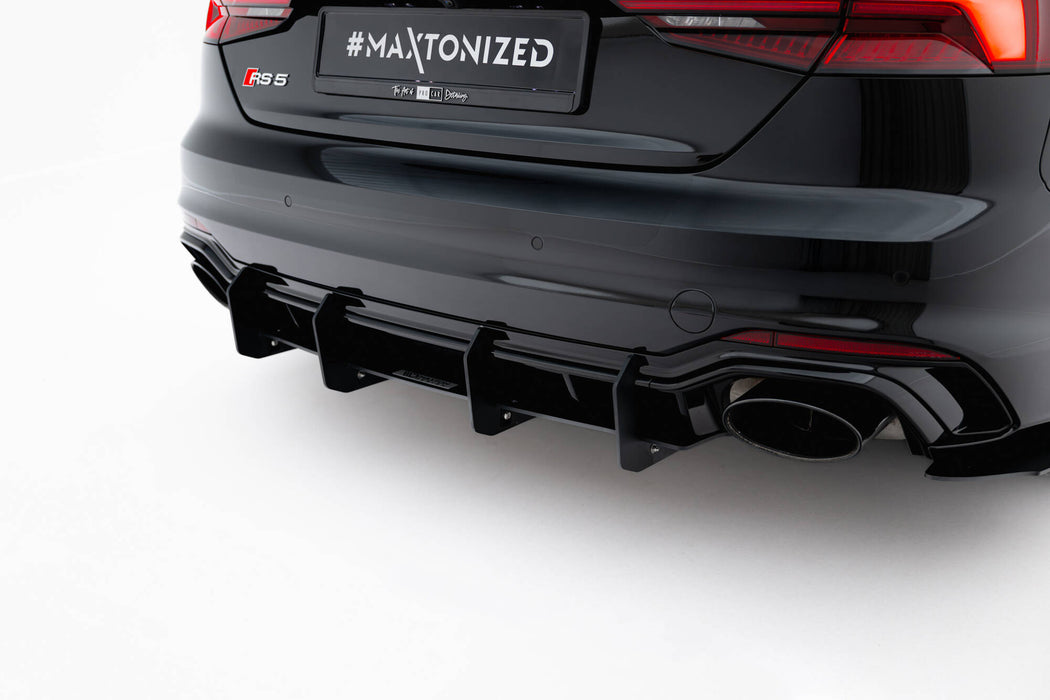 Maxton Design Rear Diffuser V.2 Audi RS5  Coupe / Sportback F5