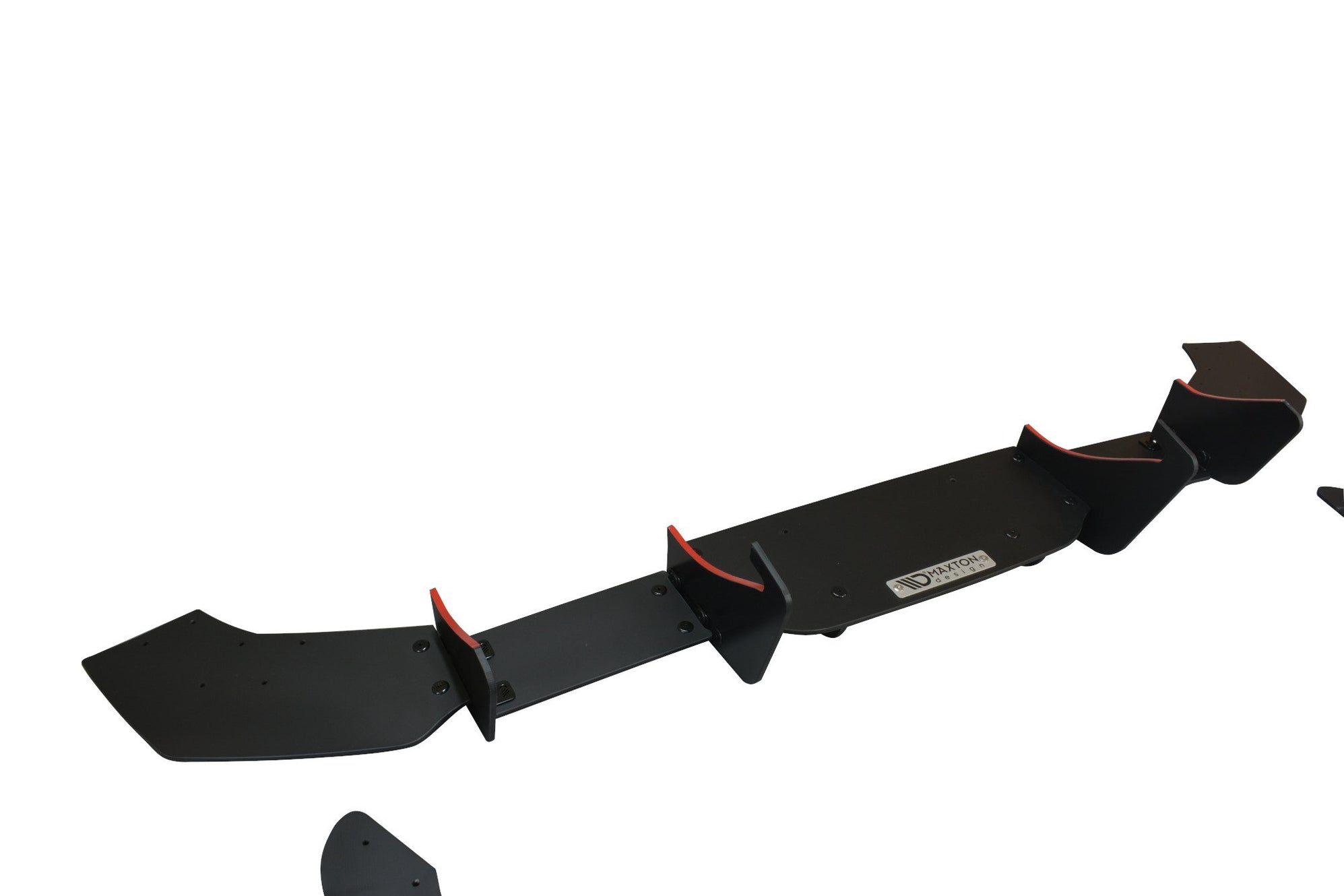Scheinwerfer Fiesta Mk7 Frontdiffusor V2 Von Maxton Design Für Ford Fiesta Mk7 ST - Glänzend Schwarz Aus ABS Front Lip