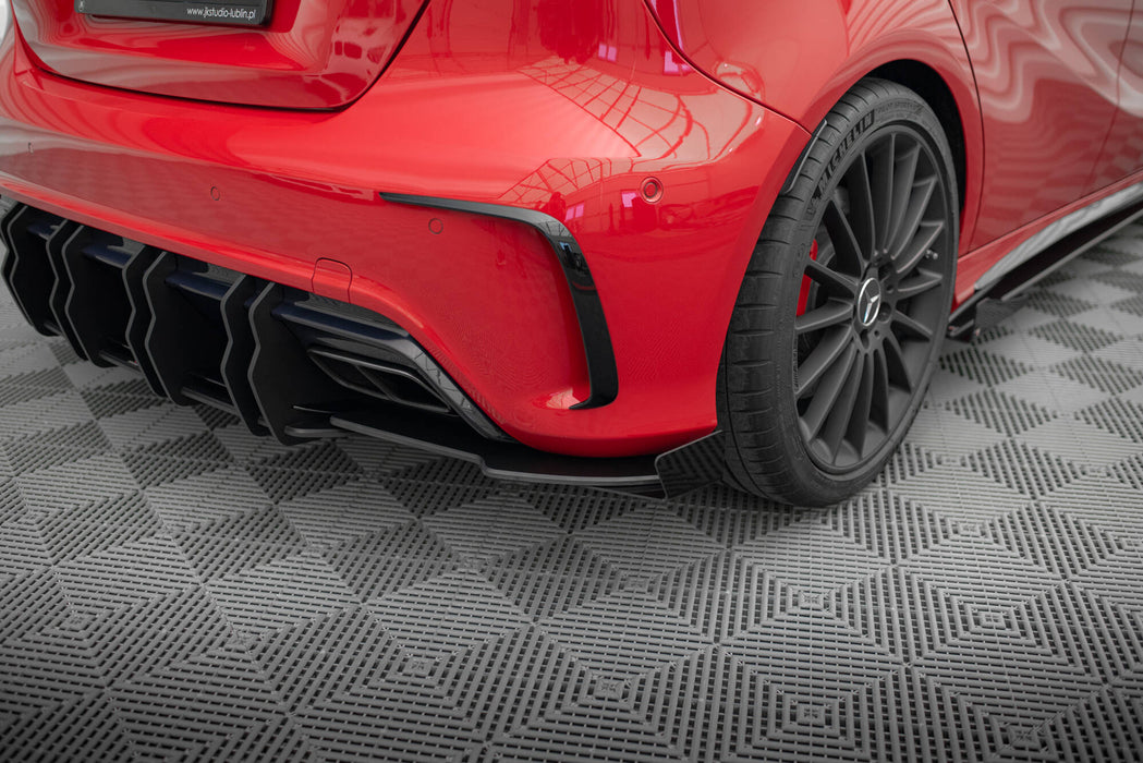 Maxton Design Rear Side Flaps Mercedes-Benz A 45 AMG W176 Facelift
