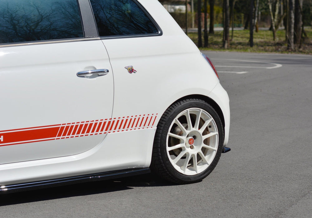 Maxton Design Rear Side Splitters Abarth 500 Mk1