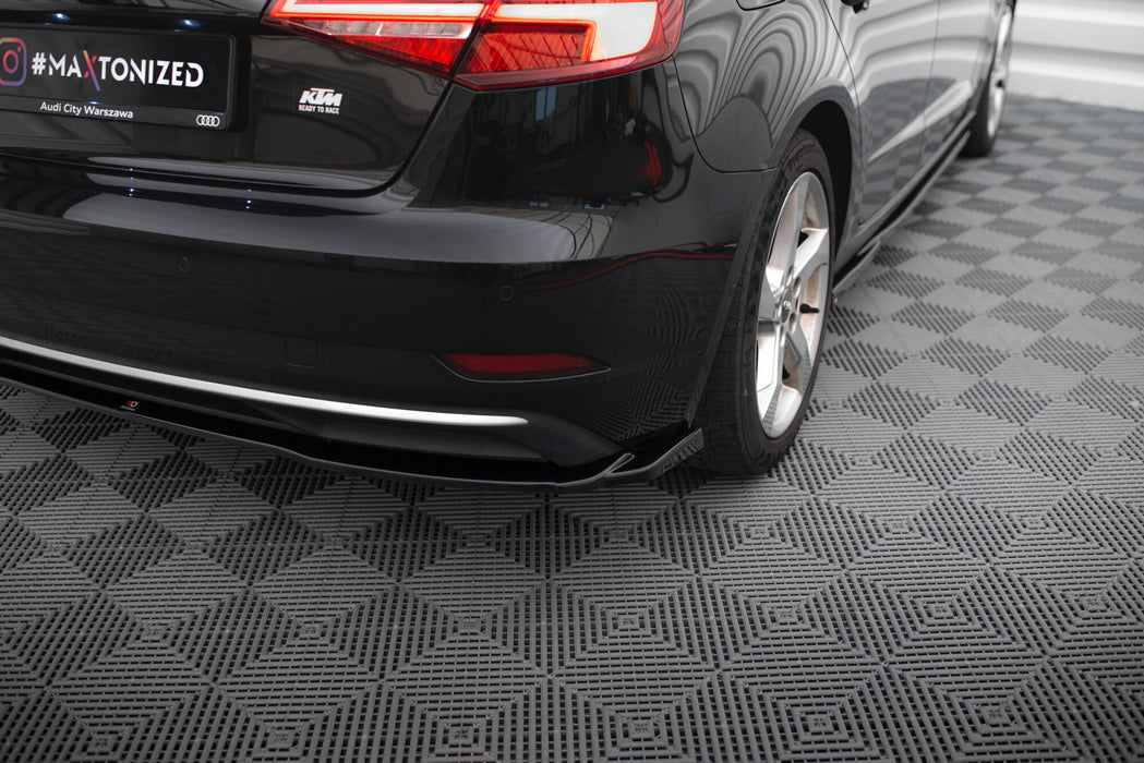 Maxton Design Rear Side Splitters Audi A3 Sportback 8V Facelift