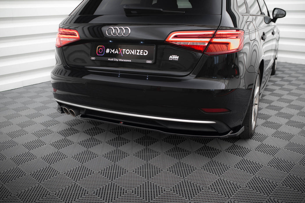 Maxton Design Rear Side Splitters Audi A3 Sportback 8V Facelift