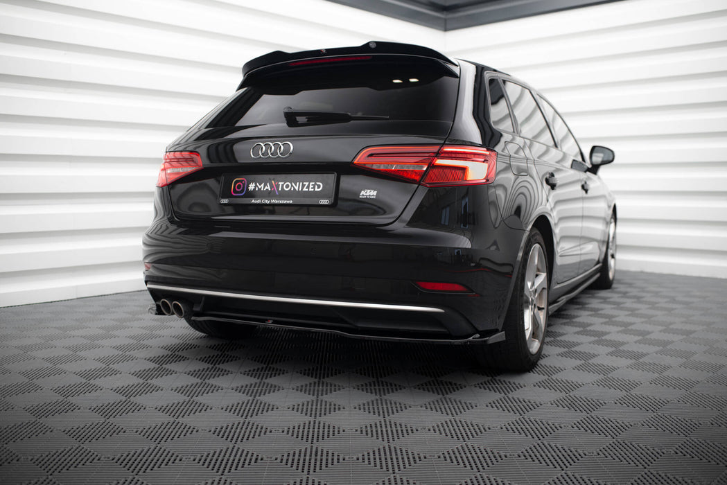 Maxton Design Rear Side Splitters Audi A3 Sportback 8V Facelift