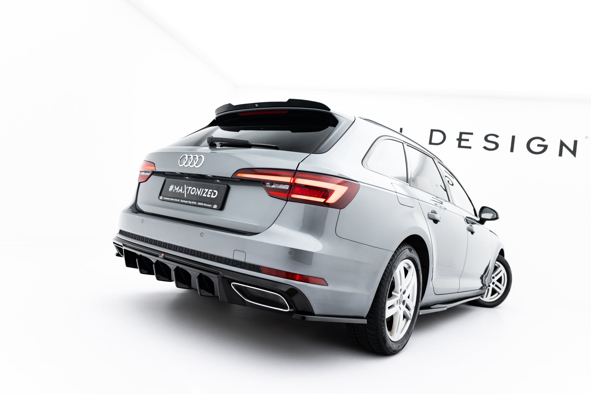 Rear Side Splitters Audi A4 / A4 S-Line / S4 Sedan / Avant B9 | Max ...