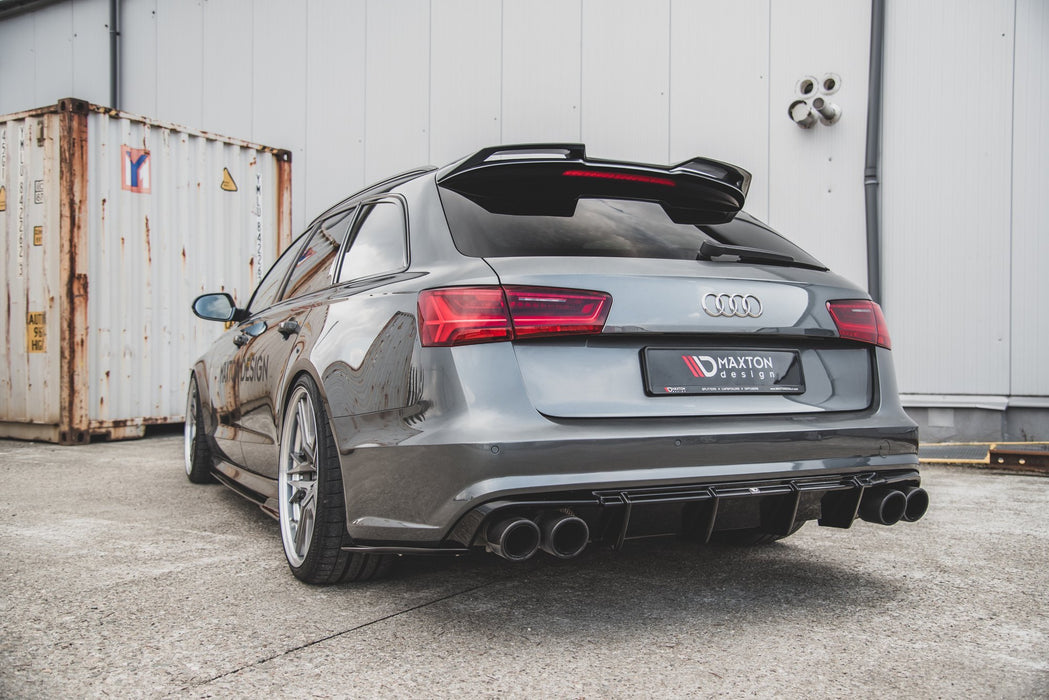 Maxton Design Rear Side Splitters Audi A6 / A6 C7 S-line/ S6 C7 Facelift