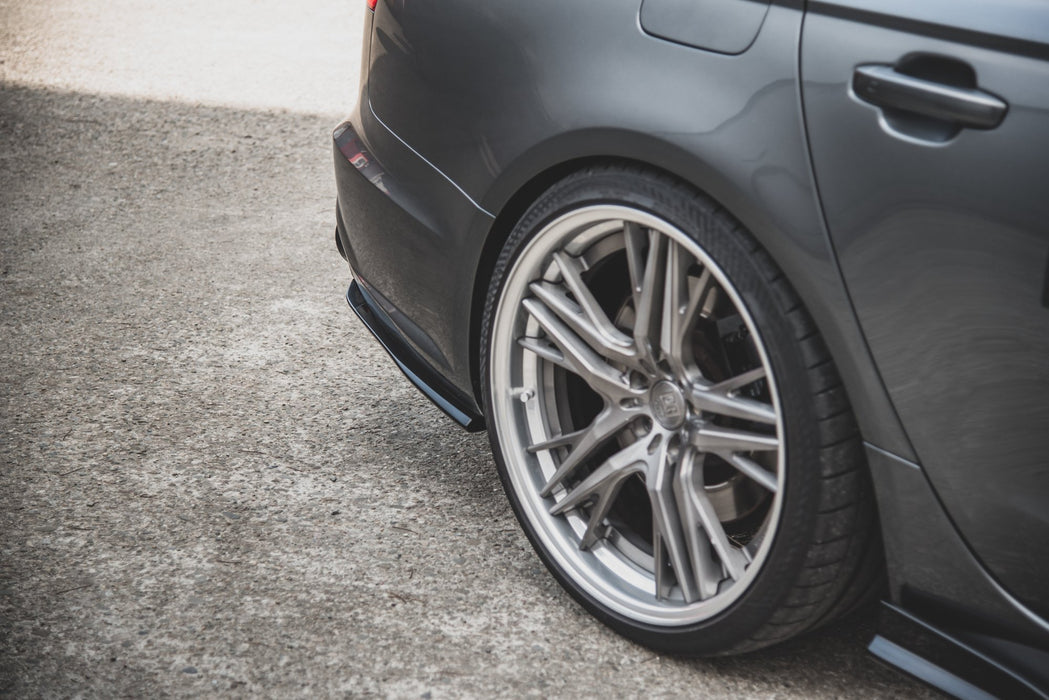 Maxton Design Rear Side Splitters Audi A6 / A6 C7 S-line/ S6 C7 Facelift