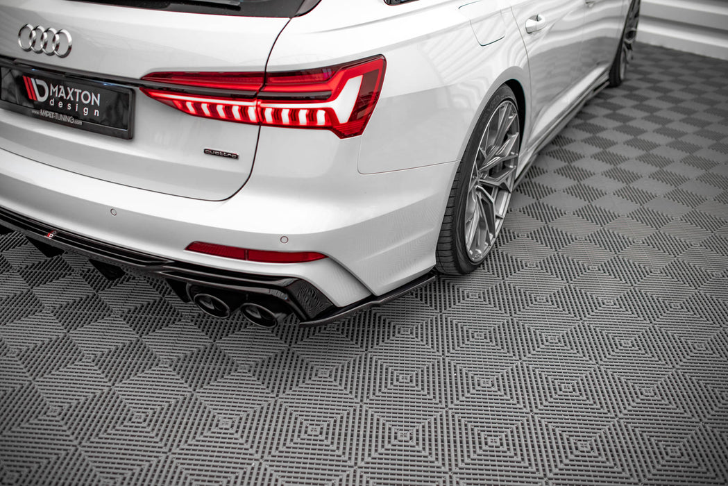 Maxton Design Rear Side Splitters Audi A6 S-Line / S6 C8 / C8 Facelift