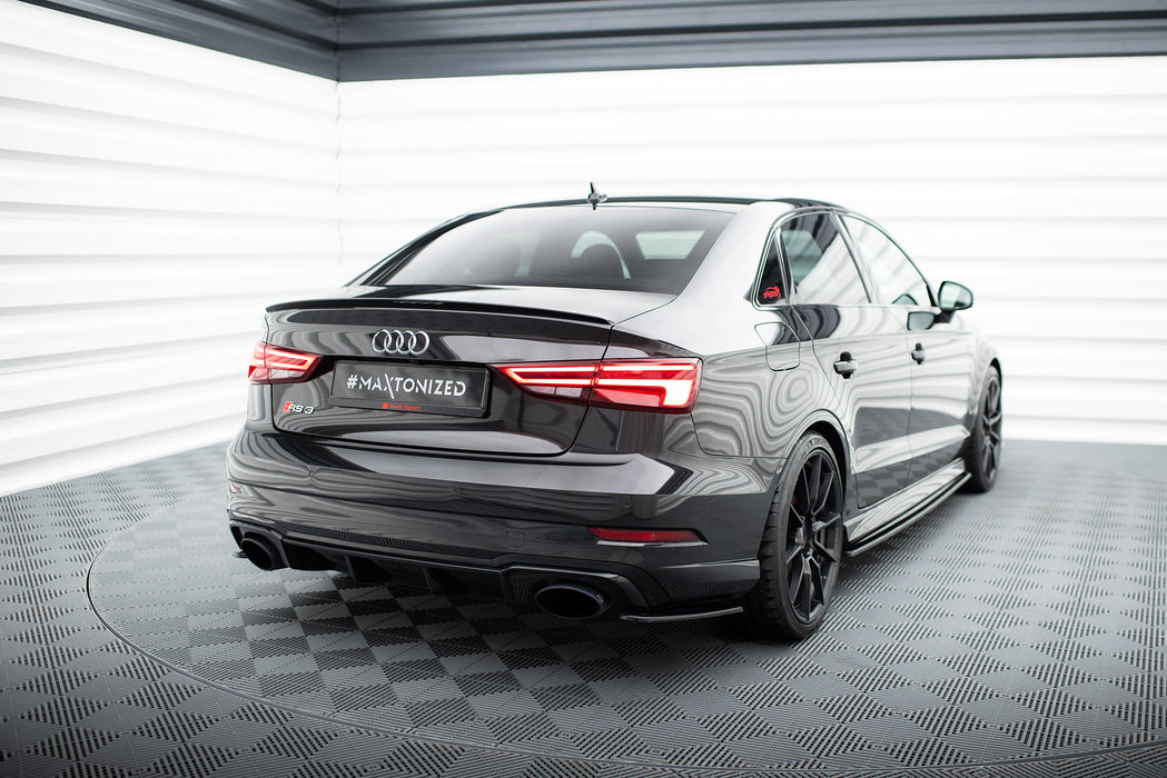 Maxton Design Rear Side Splitters Audi RS3 8V FL Sedan