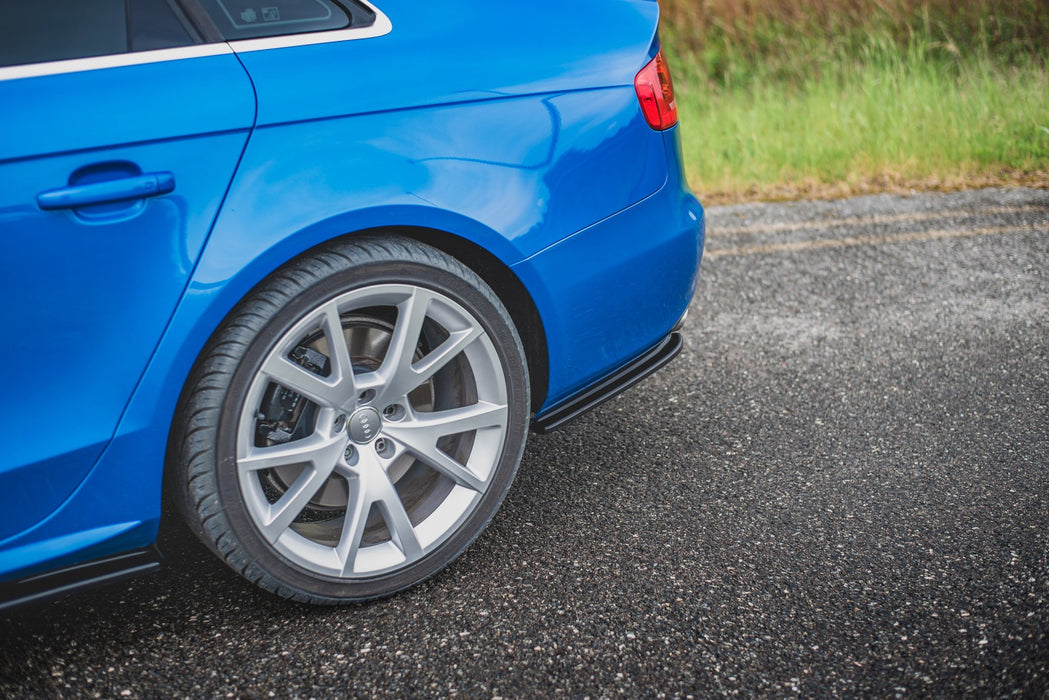 Maxton Design Rear Side Splitters Audi S4 / A4 S-Line B8 Sedan