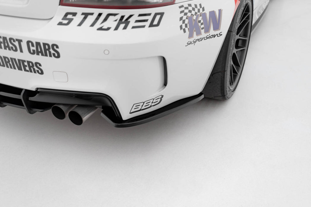 Maxton Design Rear Side Splitters BMW 1 M Coupe E82