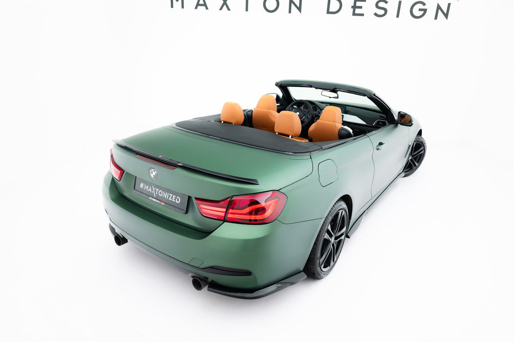 Maxton Design Rear Side Splitters BMW 4 Cabrio / Coupe F33 / F32