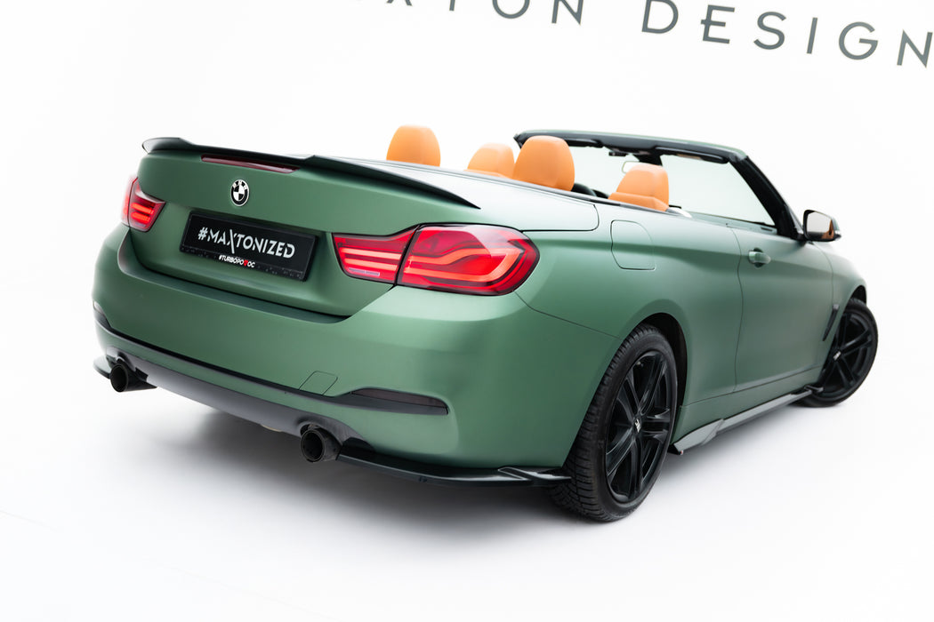 Maxton Design Rear Side Splitters BMW 4 Cabrio / Coupe F33 / F32