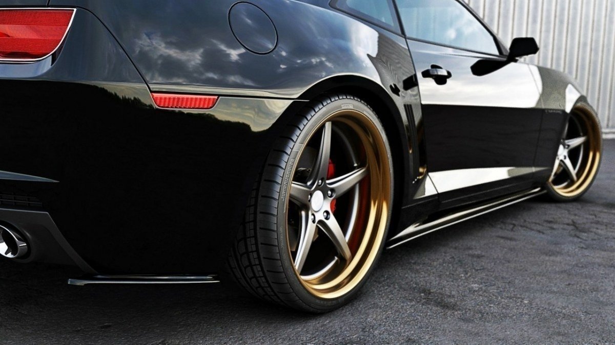 Camaro Rear Splitter Buy Maxton Design Rear Side Splitters Chevrolet Camaro SS / Standard ...