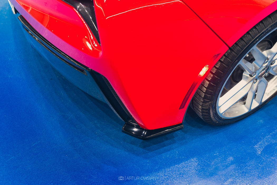 Maxton Design Rear Side Splitters Chevrolet Corvette Stingray C7