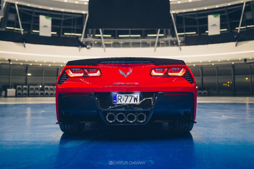 Maxton Design Rear Side Splitters Chevrolet Corvette Stingray C7
