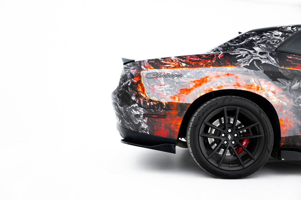 Maxton Design Rear Side Splitters Dodge Challenger GT Mk3 Facelift