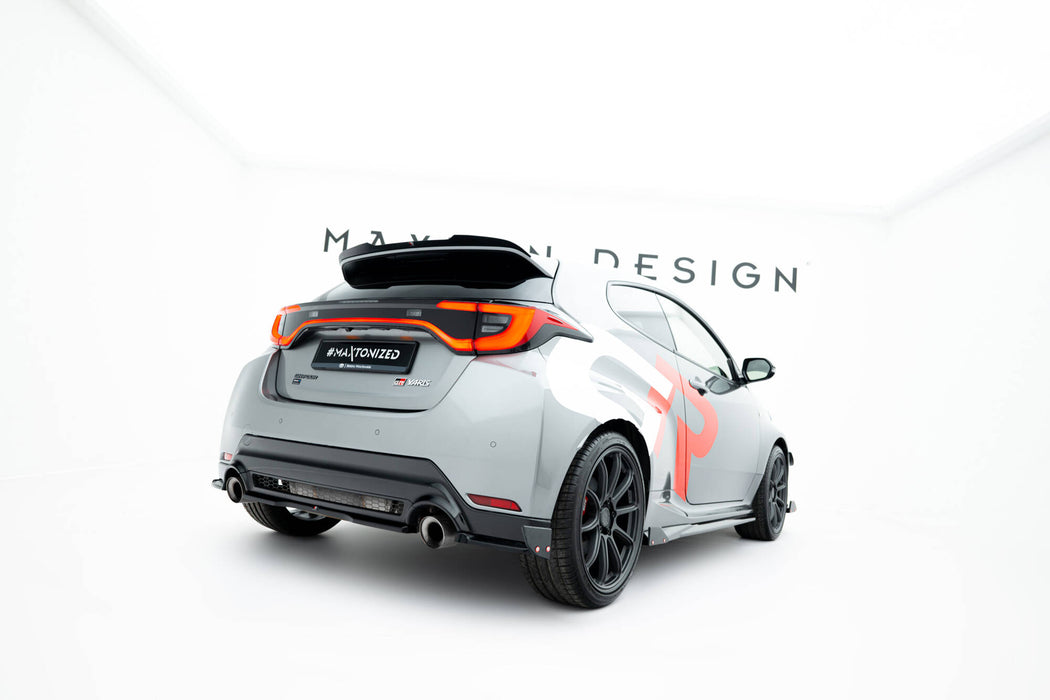 Maxton Design Rear Side Splitters + Flaps Toyota GR Yaris Mk4 Facelift