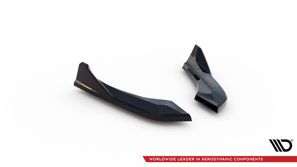 Maxton Design Rear Side Splitters (For rear valance V.3) BMW 1 M-Pack / M140i F20 Facelift