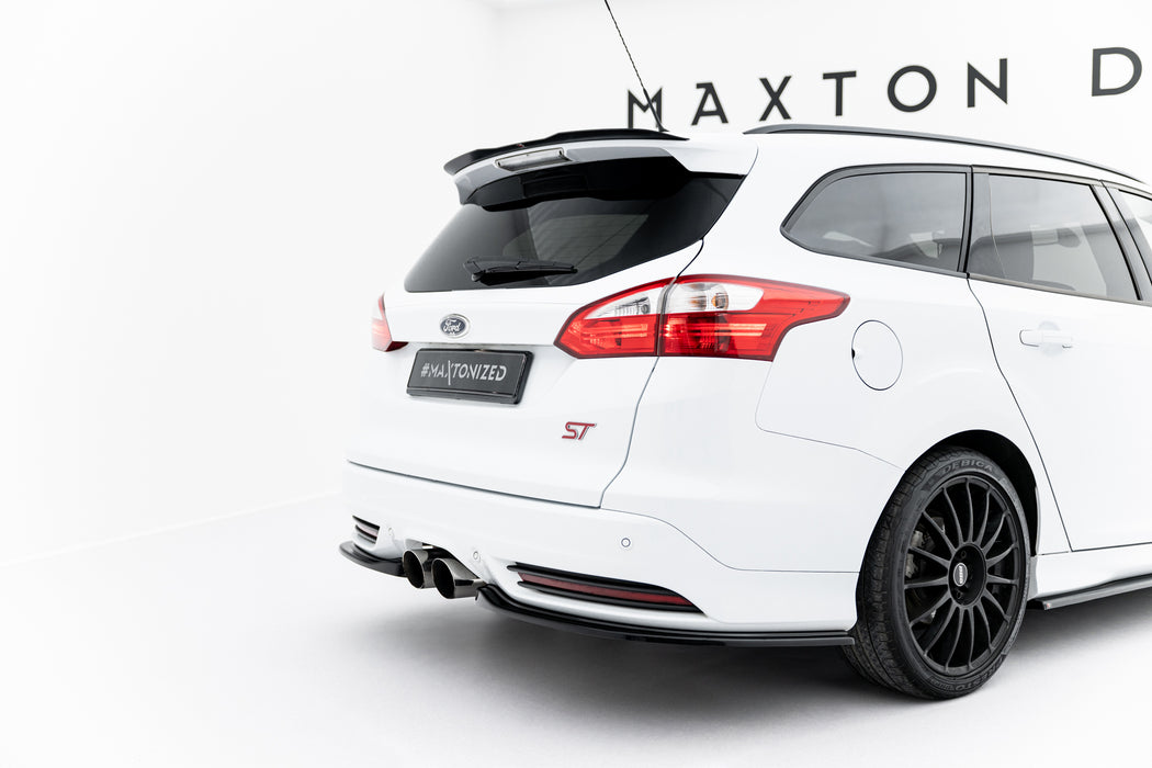 Maxton Design Rear Side Splitters Ford Focus ST Estate Mk3 / Mk3 Facelift