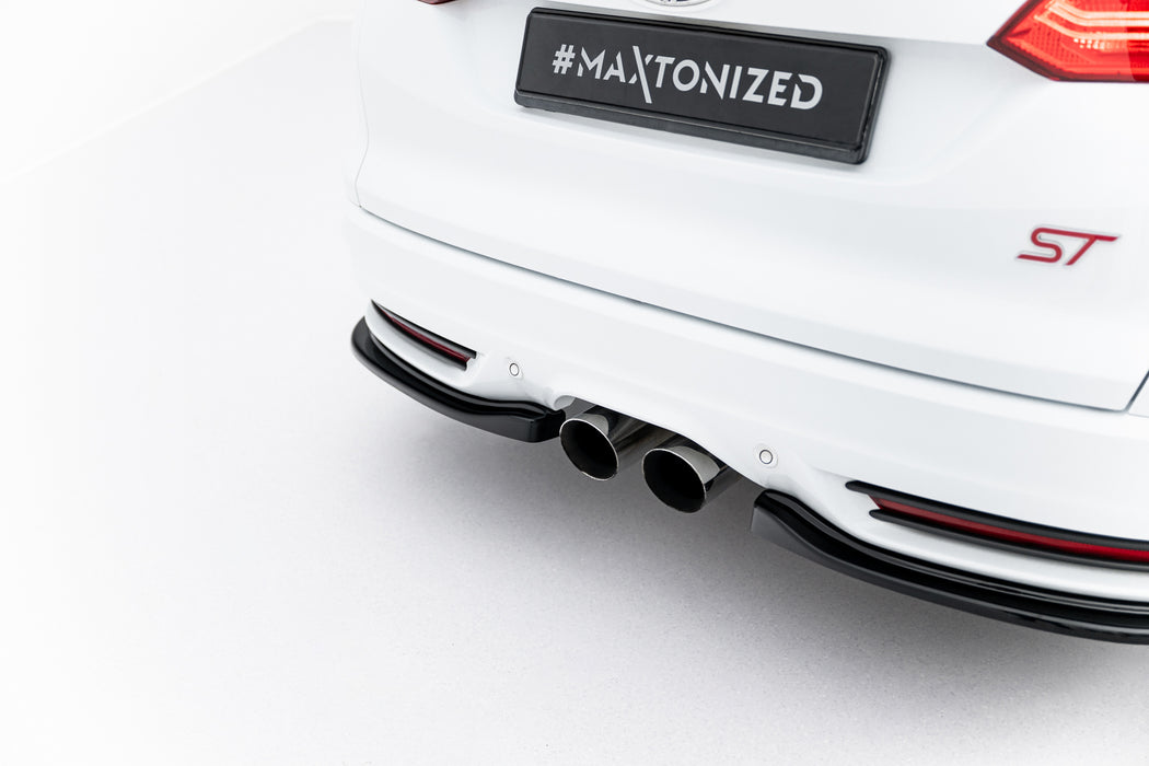 Maxton Design Rear Side Splitters Ford Focus ST Estate Mk3 / Mk3 Facelift